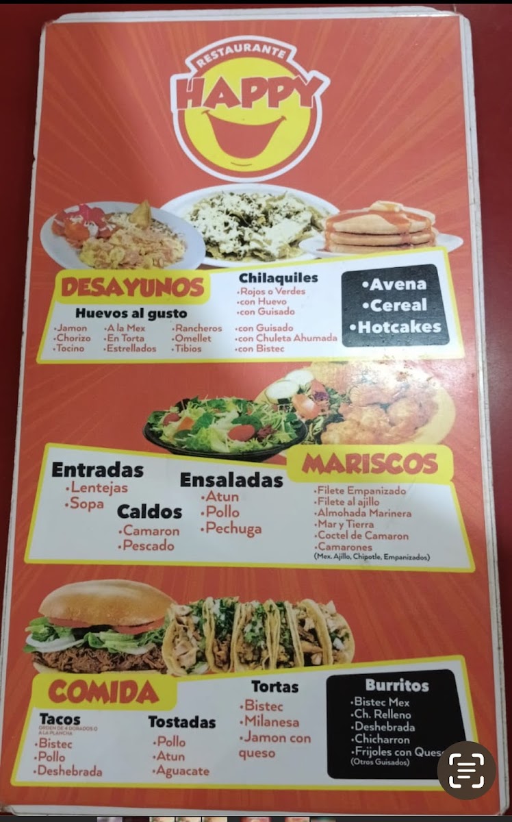 Restaurante Happy Menu - Image 1
