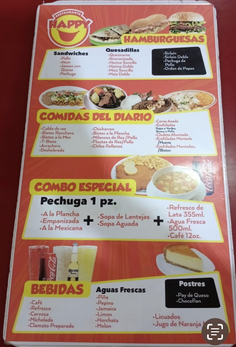 Restaurante Happy Menu - Image 2